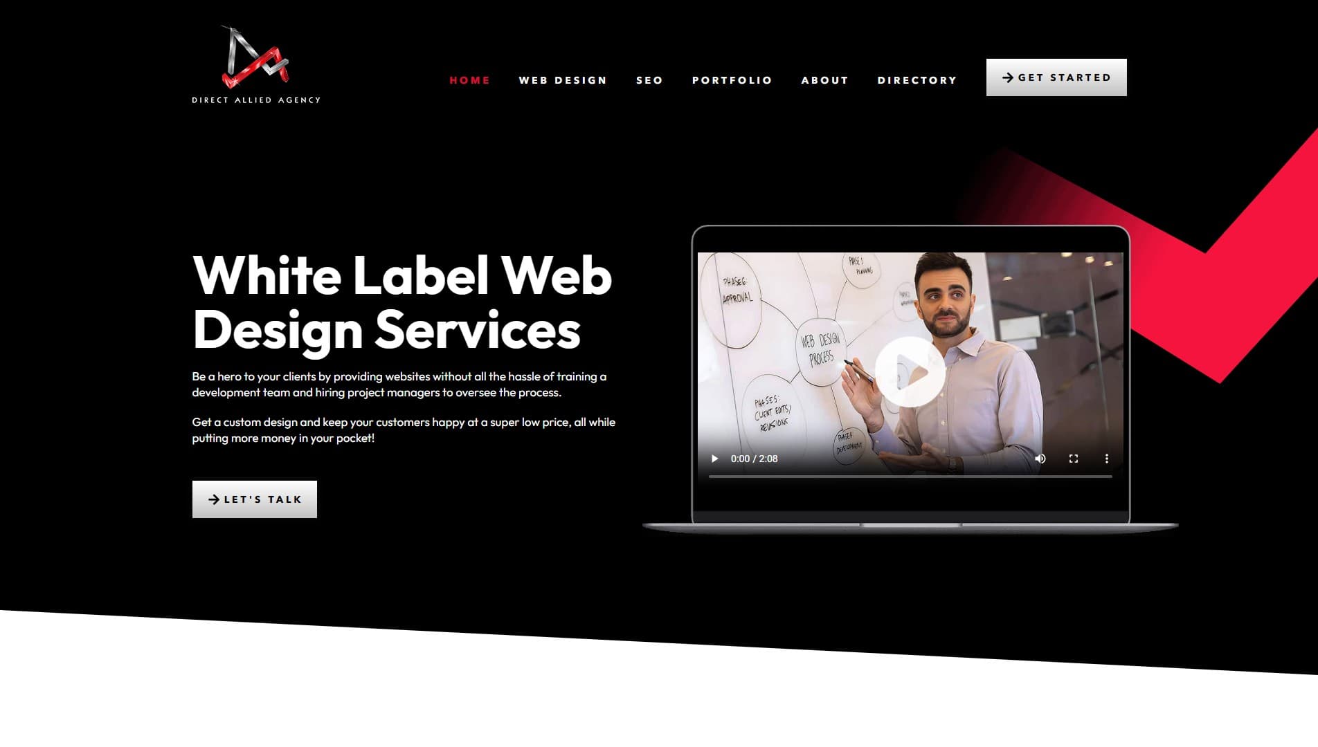 Web design workflow dashboard and multi-site management setup